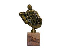 County Engraving Personalised Antique Gold Metal Go-Kart Motor Sport Trophy Racing Award Engraved - Enter Your Own Custom Text (MEDIUM)