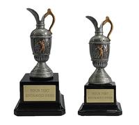 County Engraving Personalised Antique Silver Golf Cup Claret Jug Trophy Award, Available In 2 Sizes - Enter Your Own Custom Text (Large)