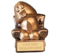 County Engraving Personalised Couch Willy Novelty Award, Humorous Dick Penis Trophy, Any Text Engraved - Enter Your Own Custom Text