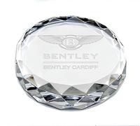County Engraving Personalised Crystal Cut Glass Paperweight Engraved Business Logo Corporate Gift - Enter Your Own Custom Text