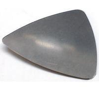 County Engraving Personalised Engraved Stainless Steel .20mm Elliptical Guitar Plectrum Pick In Leather Pouch - Enter Your Own Custom Text