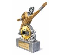 County Engraving Personalised Father’s Day Superhero Trophy - Personalised Engraved “Best Dad” Award - Enter Your Own Custom Text