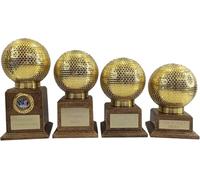 County Engraving Personalised Gold Disco Glitter Ball Dance Trophy Dancing Award Engraved - Enter Your Own Custom Text (Medium)