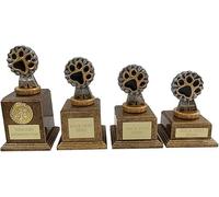 County Engraving Personalised Gold Dog Show Dog Obedience Paw Trophy Award Engraved With Any Text (Extra Large)