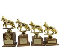 County Engraving Personalised Gold Dog Show Dog Obedience Trophy Award Engraved With Any Text (Extra Large)