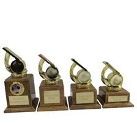 County Engraving Personalised Gold Referee Whistle Trophy Award Engraved With Any Text (Extra Large)