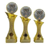 County Engraving Personalised Gold Shard Hockey Trophy Award 3 Sizes Engraved With Any Text - Enter Your Own Custom Text (Medium)