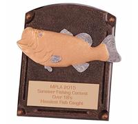 County Engraving Personalised Heaviest Fish Caught Fishing Award Trophy Plaque Engraved With Any Text - Enter Your Own Custom Text