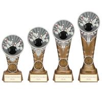 County Engraving Personalised Ikon Ten Pin Bowling Trophy Award In 4 Sizes Engraved - Enter Your Own Custom Text (Large)