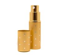 County Engraving Personalised Ladies Perfume Atomiser Gold and Silver Speckled Design, Engraved