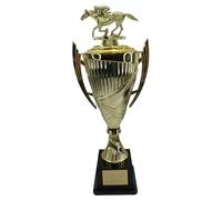 County Engraving Personalised Large Equestrian Horse Racing Gold Presentation Cup Award Trophy Engraved- Enter Your Own Custom Text
