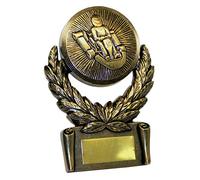 County Engraving Personalised Large Free Standing Metal Go-Kart Motor Sport Trophy Racing Award Engraved - Enter Your Own Custom Text