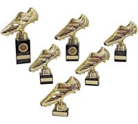 County Engraving Personalised Large Golden Boot Football Trophy Top Goal Scorer Engraved In 6 Sizes - Enter Your Own Custom Text (125mm)