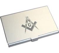 County Engraving Personalised Masonic G Business Card Holder