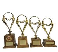 County Engraving Personalised Modern Dance Couple Dancing Trophy Award Engraved In 4 Sizes - Enter Your Own Custom Text (Large)