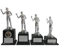 County Engraving Personalised Silver Male Darts Trophy Award In 4 Sizes Engraved With Any Text (Extre Large)