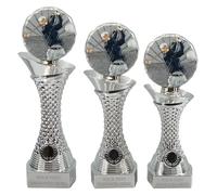 County Engraving Personalised Silver Shard Male Golfer Golf Trophy Award 3 Sizes Engraved With Any Text - Enter Your Own Custom Text (Small)