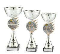 County Engraving Personalised Silver Volleyball Cup Trophy Award In 3 Sizes Engraved - Enter Your Own Custom Text (Medium)