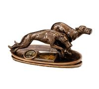 County Engraving Personalised The Prestige Greyhound Racing Figure Resin Trophy, Award, Engraved - Enter Your Own Custom Text