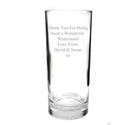 County Engraving Personalised Traditional 12oz Hi Ball Glass