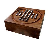 County Engraving Personalised Traditional Solitaire Wooden Game Set with Engraved Plaque - Enter Your Own Custom Text