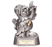 County Engraving The Comical Funny Golf Golfer Trophy, Choice Of 8 Designs. Engraved With Any Message - Enter Your Own Custom Text (The Turkey award)