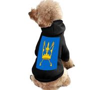 County Flag of Suffolk Cute Dog Hooded Sweatshirt Warm Cat Hoodies Clothes Funny Pullover Sweater for Small Medium Large Pet