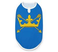 County Flag of Suffolk Fashion Dog Shirt Clothes Breathable Sleeveless Pet Tank Top for Small Medium Large Pets