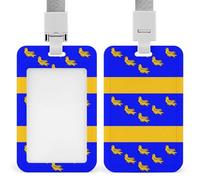 County Flag of West Sussex ID Badge Holder Name Card Holders Photocard Case with Lanyard for Teacher Nurse Office