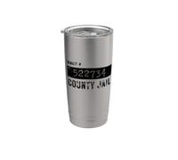 County Jail Halloween | Easy Prisoner Costume Stainless Steel Insulated Tumbler