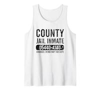 County Jail Inmate Charges Being Way to Cute Halloween Tank Top