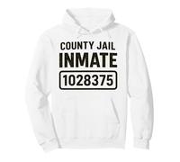 County Jail Inmate Funny Prisoner Costume Pullover Hoodie