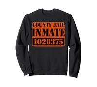 County Jail Inmate Funny Prisoner Costume Sweatshirt