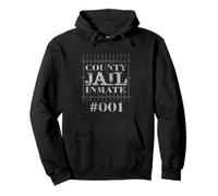 County Jail Inmate Shirt County Jail Clothes Inmate #1 Pullover Hoodie