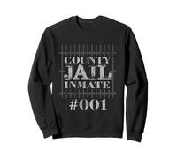 County Jail Inmate Shirt County Jail Clothes Inmate #1 Sweatshirt