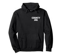 COUNTY JAIL UNIFORM COSTUME HALLOWEEN INMATE PRISON TEE Pullover Hoodie
