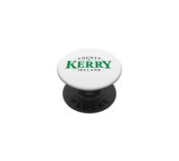 County Kerry Ireland Green and Black Print PopSockets Adhesive PopGrip