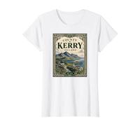County Kerry Ireland Seaside Road Value Graphic T-Shirt, Women, White, S