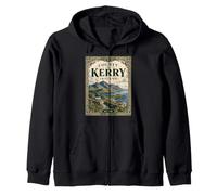 County Kerry Ireland Seaside Road Zip Hoodie