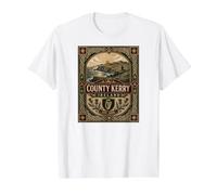 County Kerry Ireland Sunrise Value Graphic T-Shirt, Men, White, S