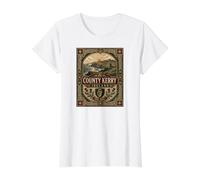 County Kerry Ireland Sunrise Value Graphic T-Shirt, Women, White, S