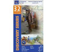 County Mayo, Roscommon & Sligo Map | Ordnance Survey Ireland | OSI Discovery Series 32 | Ireland | Walks | Hiking | Maps | Adventure