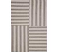 County Multistripe Beige Rug - Indoor & Outdoor - 120X170 cm