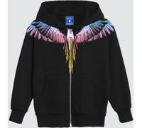County of Milan Boy's Zip-Up Hoodie with Graphic Print - Size: 10 - female