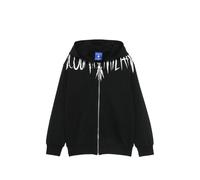 COUNTY OF MILAN KIDS zip-up hoodie - Black 4 yrs-10 yrs