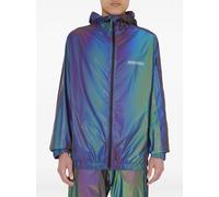 COUNTY OF MILAN logo-print jacket - Blue S-L