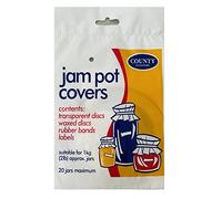 County Stationery 20 Pcs Jam Pot Covers| Preserving Lids for Jams, Jellies, Marmalade, Spreads, Pickles| Air Tight Sealers