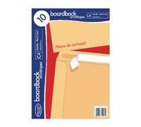 County Stationery C4 10 Manilla Board Envelopes (10 Pack)