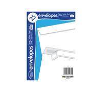County Stationery C5 Peel and Seal Envelopes x25 White (Pack of 20) C513