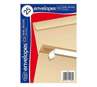 County Stationery C5 Self Seal Manilla Envelope (Pack of 25) (229mm x 162mm) (Brown)